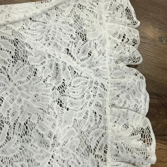 Lilly Pulitzer Atley Ruffle Resort White Swim Cover Up size XXS/XS - Picture 13 of 13